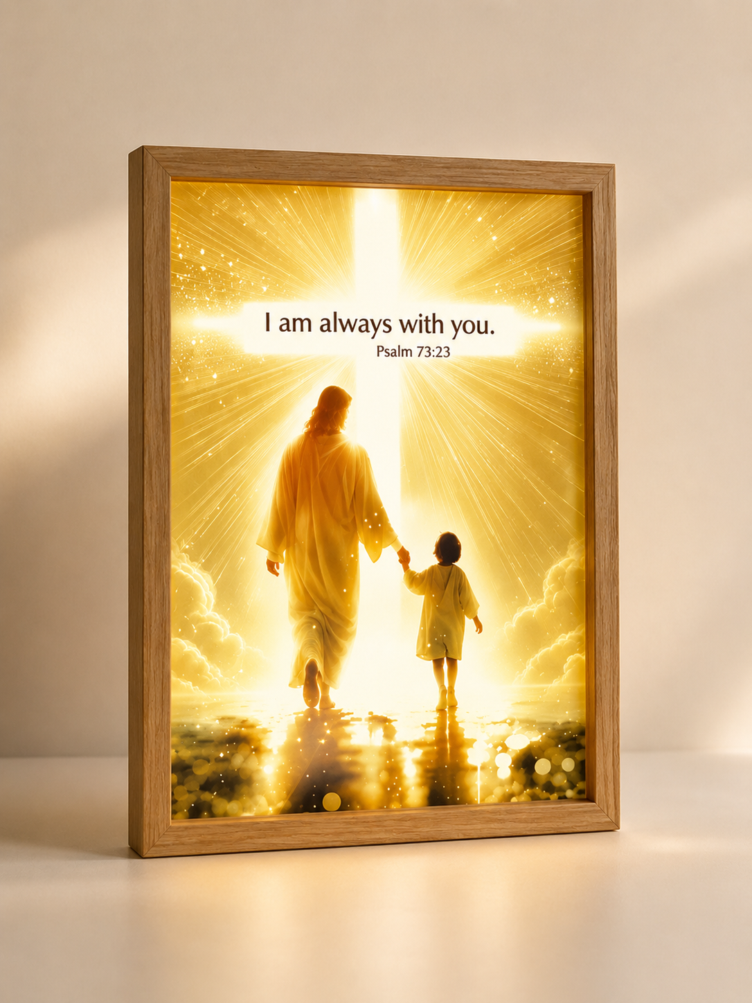 Jesus LED Frame